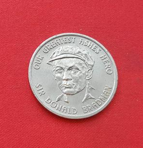 Our Greatest Ashes Hero Don Bradman Medal Copper-Nickel Dia 26 mm