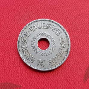 Palestine (British) 20 Mils 1927 - Copper-Nickel Coin - Dia 30.50 mm