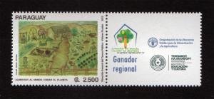 Paraguay : FAO - Feed The World, Take Care of The Planet 1v Stamps MNH with Tab 2015