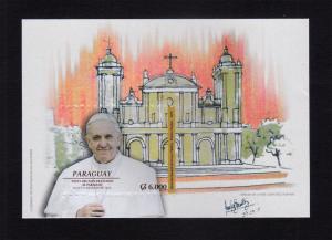 Paraguay : Pope Francis Visits Paraguay S/S MNH 2015