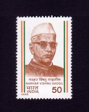 India : India's Struggle For Freedom - Narhar Vishnu Gadgil 1v Stamps MNH 1985