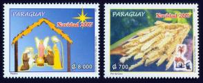 Paraguay : Christmas 2v Stamps MNH 2007