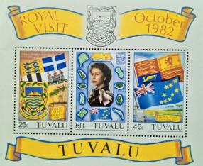 Tuvalu (1982) Royal Visit of Queen Elizabeth II and Prince Philip, MNH