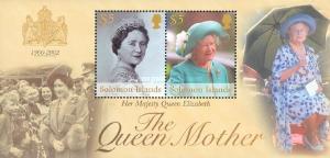 Solomon Islands (2002) Death of Queen Elizabeth The Queen Mother, 1900-2002, MNH