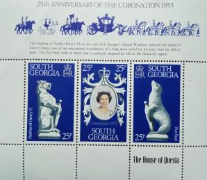 South Georgia (1978) 25th Anniversary of The Coronation 1953, MNH