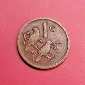 South Africa 1 Cent 1972 - Bronze Coin - Dia 19.05 mm