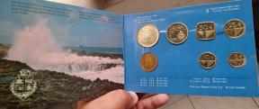 Aruba 1993 Official Coins Set with Mint Medallion Sealed in Official Mint Folder