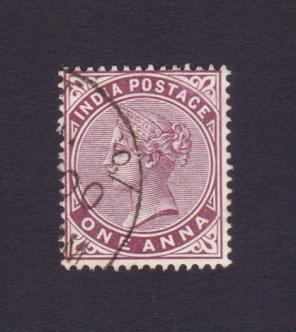 British India : Queen Victoria - 1 Anna, Used