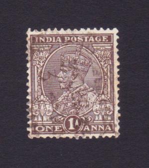 India (British) : King George V - 1 Anna Stamps, Used