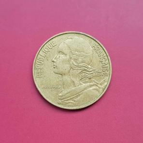 France 20 Centimes 1963 - Copper-Aluminium-Nickel Coin - Dia 23.5 mm