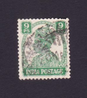 ভারত (British) : King George V - ৯ps Stamps, Used