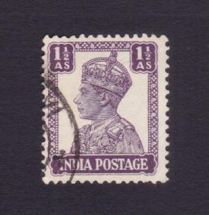 India (British) : King George V - 1½ Annas Stamps, Used
