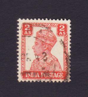 India (British) : King George V - 2 Annas Stamps, Used
