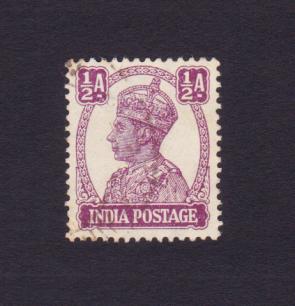 ভারত (British) : King George V - ½ Anna Stamps, Used