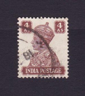 India (British) : King George V - 4 Annas Stamps, Used