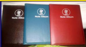 20 Pages Banknote Album W/Foam Cover