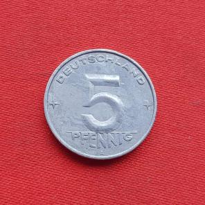 Germany 5 Prenning 1952 - Aluminium Coin - Dia 19 mm