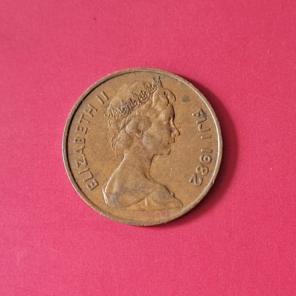 ফিজি ২ Cents ১৯৭৭ - ব্রোঞ্জ মুদ্রা - ব্যাস ২১.০৮ মিমি