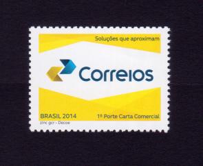 ব্রাজিল : New Trademark For The Brazilian Post ১v ডাকটিকেট MNH ২০১৪