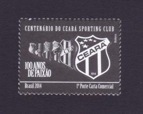 Brazil : Football - The 100th Anniversary of Ceara Sporting Club 1v Stamps MNH 2014