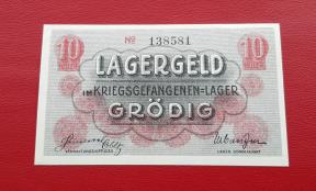 Austria 10 Heller 1914-18, W W1 Prisoner of War (P O W) Money, UNC