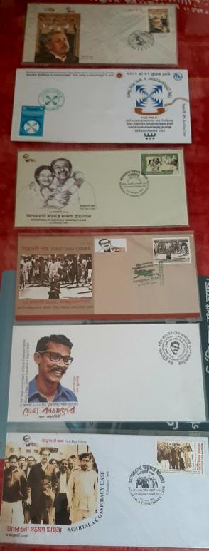 5 Pieces FDC Rajshahi Gpo Cancel. Face Value Bid Starting