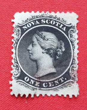 Nova Scotia 1860 Queen Victoria -1cent, Used