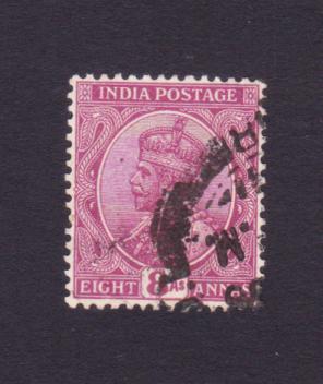 India (British) King Edward VII - Eight Annas Stamps Used