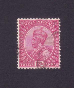 India (British) King Edward VII - Twelve Annas Stamps Used