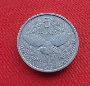 New Caledonia 5 Francs Union Française 1952 Aluminium Dia 31 mm