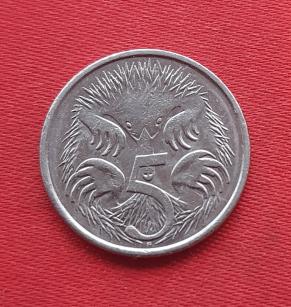 Australia 5 Cents - Elizabeth II 2016 Copper-Nickel Dia 19.41 mm