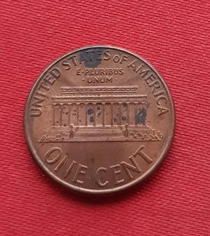 USA 1 Cent ''Lincoln Memorial Cent'' 2003 Copper Plated Zinc Dia 19.05 mm
