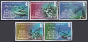 Cayman Islands : Shipwrecks & Anchors 5v Stamps MNH 2013