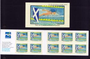 Cayman Island 2014 Commonwealth Games - Glasgow - Scotland Booklet of 10 Stamps MNH
