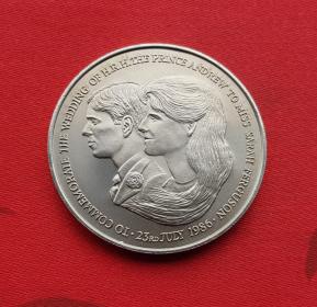 UK Personality Medal -1986 Royal Wedding Marriage Prince Andrew and Miss Sarah Ferguson