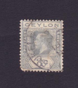 Ceylon 3c King George V Stamps Used