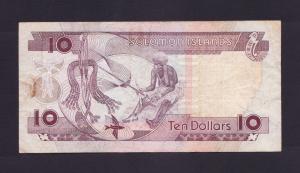 Solomon Islands 10 Dollars VF Condition 1996 - P20
