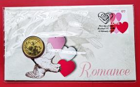 PNC : টুভালু ২০১৪ on Romance - Forever ভালবাসা W/ ১ ডলার পাখি Coin, Limited Edition, Fv $ ১৫.৯৫ Aud