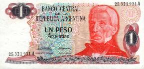 Argentina 1 Peso (1983) UNC