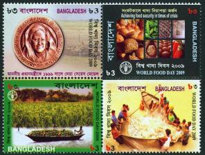 Bangladesh 2009 World Food Day (FAO) 4v Stamps MNH