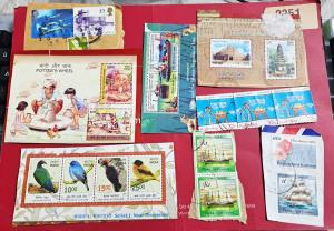 Used Stamps on Paper - Lot 7