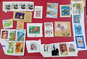 Used Stamps on Paper - Lot 5