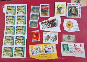 Used Stamps on Paper - Lot 6