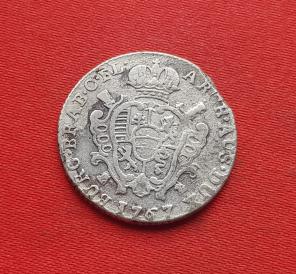 Austrian নেদারল্যান্ডস ১ Escalin - Maria Theresia ১৭৬৭ রূপা ব্যাস ২৪ মিমি