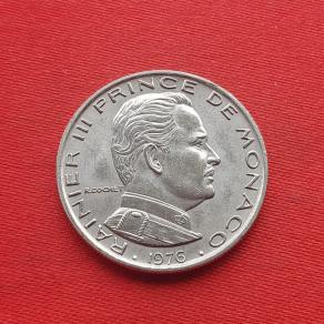 মোনাকো ১ Franc - Rainier III ১৯৭৬ Nickel ব্যাস ২৪ মিমি