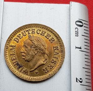 Germany Spiel Marke - Kaiser 1871-1948, Brass Play Money, 22 mm