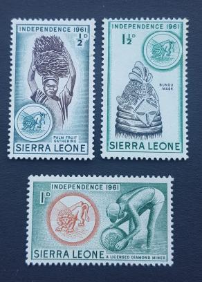 Sierra Leone 3 Stamps MH