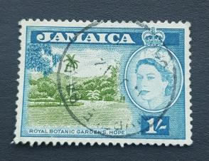 Jamaica Q E Ll 1 Shilling Used
