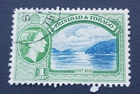 Trinidad and Tobago Q E Ll 1 Cent Used