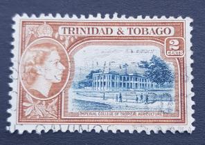 Trinidad and Tobago Q E Ll 2 Cents Used